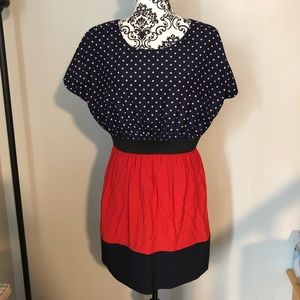 Zara basic mid length dress with pockets